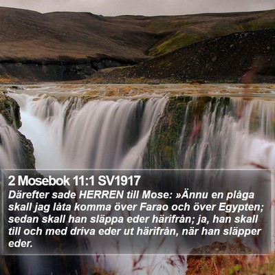 2 Mosebok 11:1 SV1917 Bible Verse Image