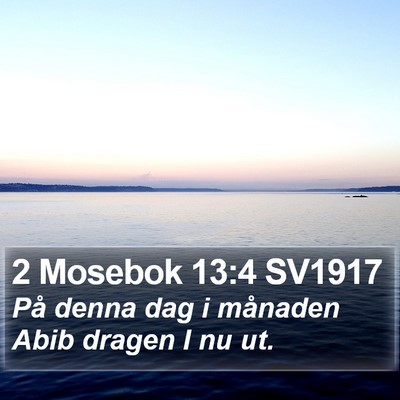 2 Mosebok 13:4 SV1917 Bible Verse Image