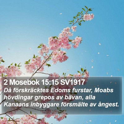 2 Mosebok 15:15 SV1917 Bible Verse Image