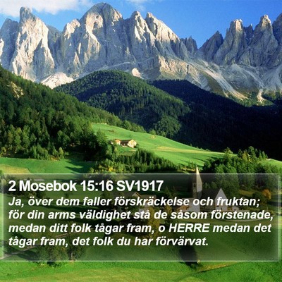 2 Mosebok 15:16 SV1917 Bible Verse Image