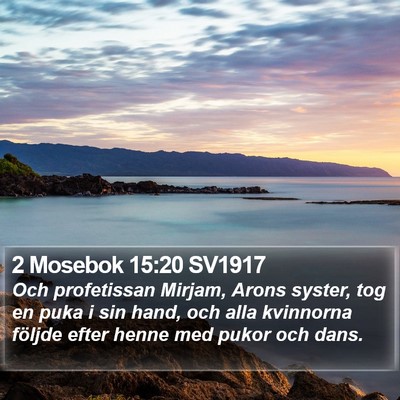 2 Mosebok 15:20 SV1917 Bible Verse Image