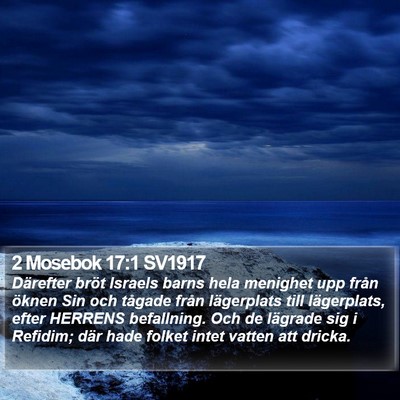 2 Mosebok 17:1 SV1917 Bible Verse Image