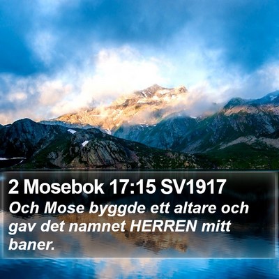 2 Mosebok 17:15 SV1917 Bible Verse Image