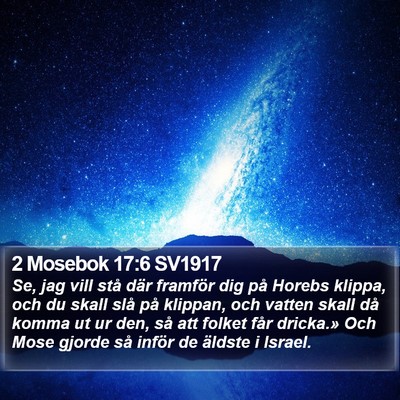 2 Mosebok 17:6 SV1917 Bible Verse Image