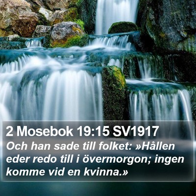 2 Mosebok 19:15 SV1917 Bible Verse Image