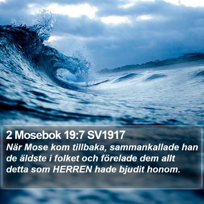 2 Mosebok 19:7 SV1917 Bible Verse Image