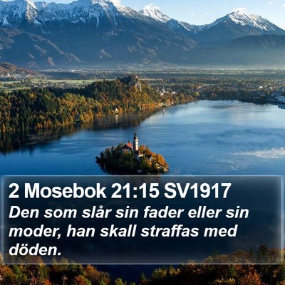 2 Mosebok 21:15 SV1917 Bible Verse Image