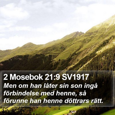 2 Mosebok 21:9 SV1917 Bible Verse Image