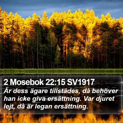 2 Mosebok 22:15 SV1917 Bible Verse Image