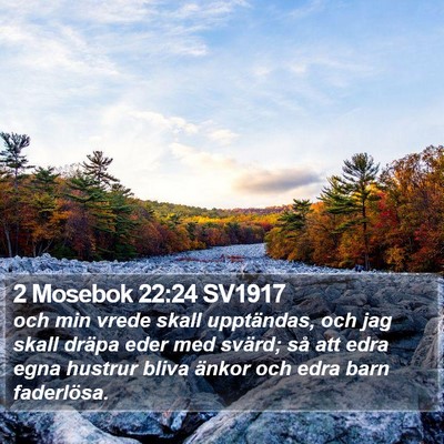 2 Mosebok 22:24 SV1917 Bible Verse Image