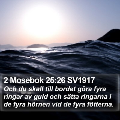 2 Mosebok 25:26 SV1917 Bible Verse Image