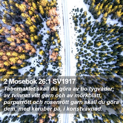 2 Mosebok 26:1 SV1917 Bible Verse Image