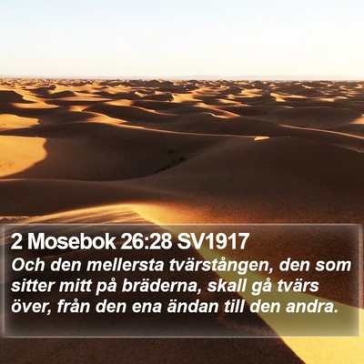 2 Mosebok 26:28 SV1917 Bible Verse Image