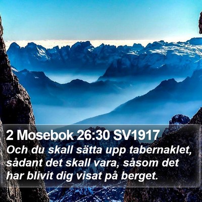 2 Mosebok 26:30 SV1917 Bible Verse Image