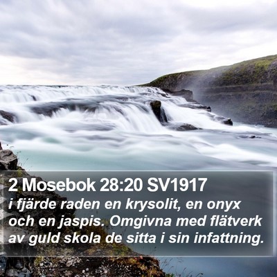 2 Mosebok 28:20 SV1917 Bible Verse Image
