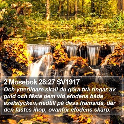 2 Mosebok 28:27 SV1917 Bible Verse Image