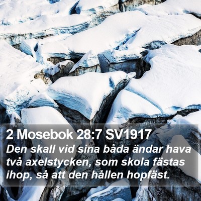 2 Mosebok 28:7 SV1917 Bible Verse Image