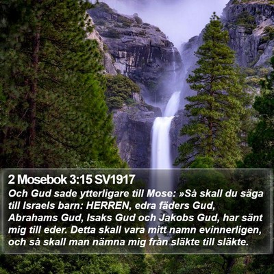 2 Mosebok 3:15 SV1917 Bible Verse Image