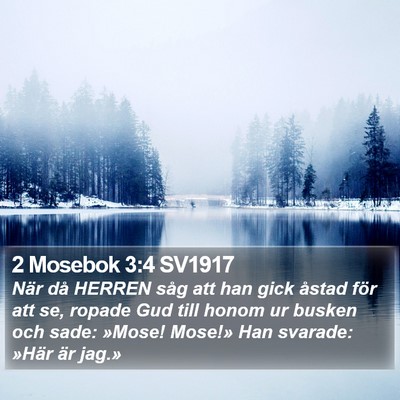 2 Mosebok 3:4 SV1917 Bible Verse Image