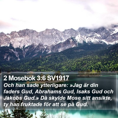 2 Mosebok 3:6 SV1917 Bible Verse Image
