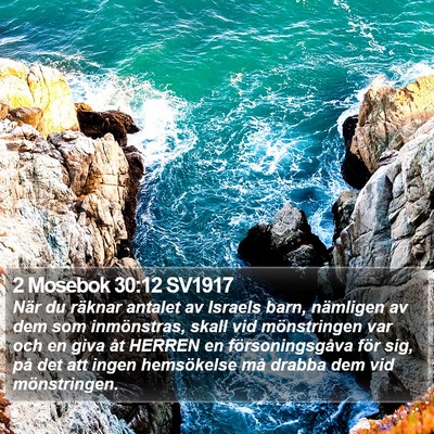 2 Mosebok 30:12 SV1917 Bible Verse Image