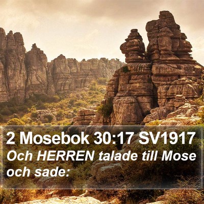 2 Mosebok 30:17 SV1917 Bible Verse Image