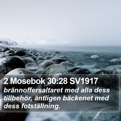 2 Mosebok 30:28 SV1917 Bible Verse Image