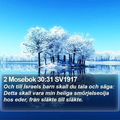 2 Mosebok 30:31 SV1917 Bible Verse Image