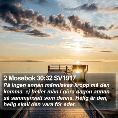 2 Mosebok 30:32 SV1917 Bible Verse Image