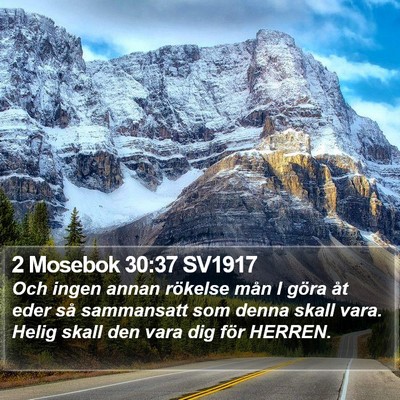 2 Mosebok 30:37 SV1917 Bible Verse Image