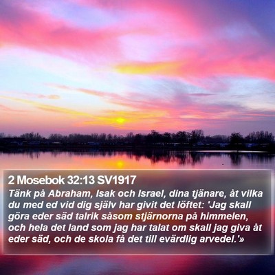 2 Mosebok 32:13 SV1917 Bible Verse Image