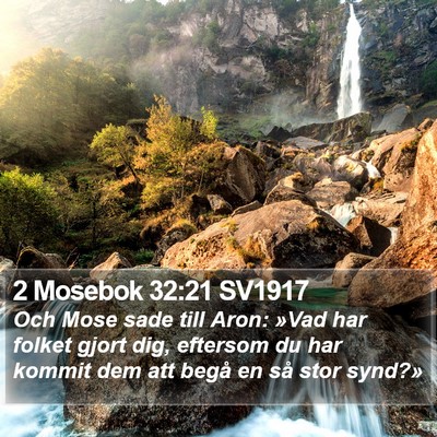 2 Mosebok 32:21 SV1917 Bible Verse Image