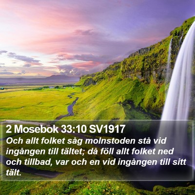 2 Mosebok 33:10 SV1917 Bible Verse Image