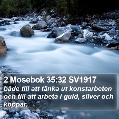 2 Mosebok 35:32 SV1917 Bible Verse Image