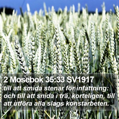 2 Mosebok 35:33 SV1917 Bible Verse Image