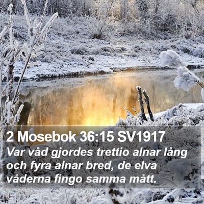 2 Mosebok 36:15 SV1917 Bible Verse Image