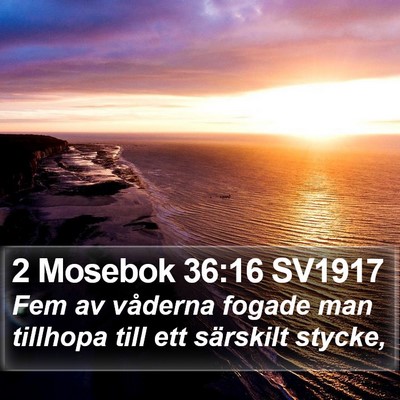 2 Mosebok 36:16 SV1917 Bible Verse Image