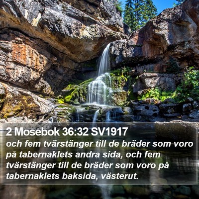 2 Mosebok 36:32 SV1917 Bible Verse Image