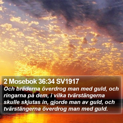 2 Mosebok 36:34 SV1917 Bible Verse Image