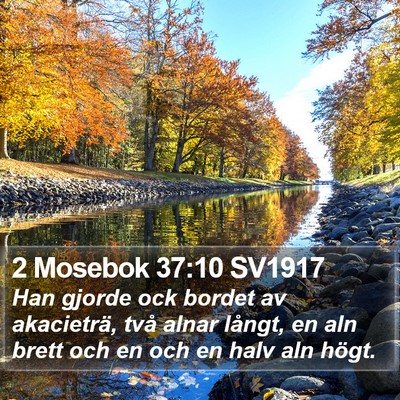2 Mosebok 37:10 SV1917 Bible Verse Image