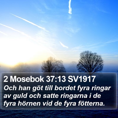 2 Mosebok 37:13 SV1917 Bible Verse Image