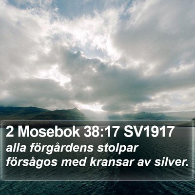 2 Mosebok 38:17 SV1917 Bible Verse Image
