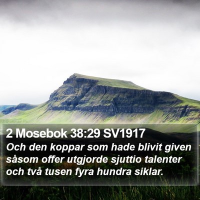 2 Mosebok 38:29 SV1917 Bible Verse Image
