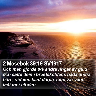 2 Mosebok 39:19 SV1917 Bible Verse Image