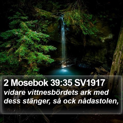 2 Mosebok 39:35 SV1917 Bible Verse Image
