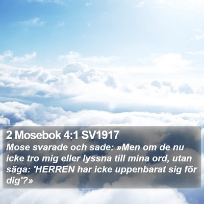 2 Mosebok 4:1 SV1917 Bible Verse Image