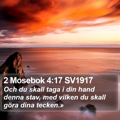 2 Mosebok 4:17 SV1917 Bible Verse Image