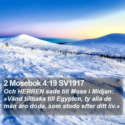 2 Mosebok 4:19 SV1917 Bible Verse Image