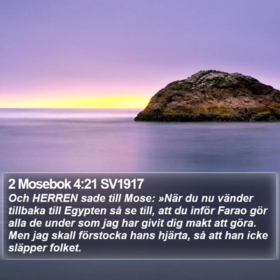 2 Mosebok 4:21 SV1917 Bible Verse Image