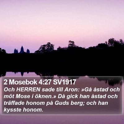 2 Mosebok 4:27 SV1917 Bible Verse Image
